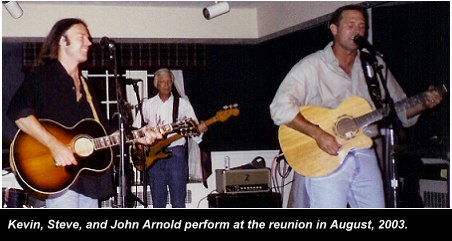 Kevin, Steve and John at the reunion.